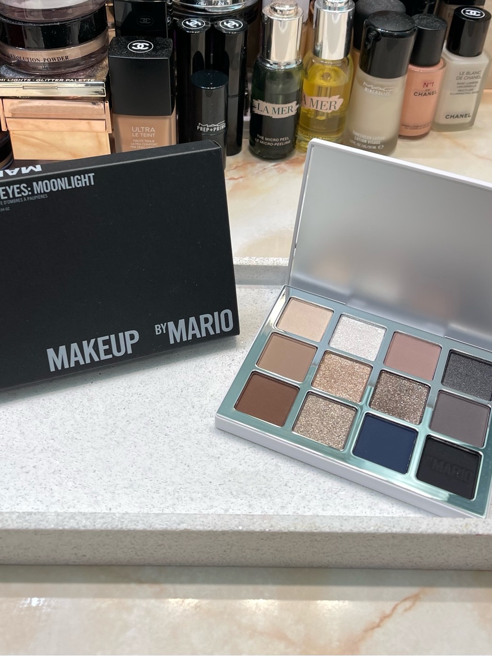 Makeup by Mario ~ ‘MOONLIGHT’ ~ Ethereal Eyes Eyeshadow Palette ~ Full Size BNIB - Picture 15 of 16